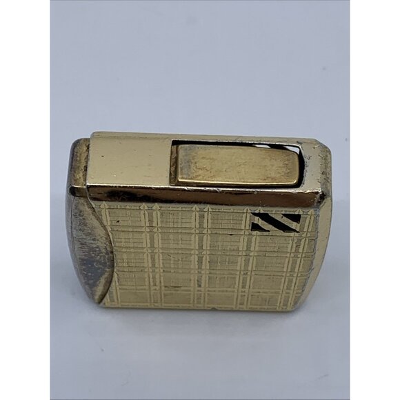 Vintage Colibri 81 Pocket Lighter Gold Tone Square Molectric Gas Butane As Is - Picture 8 of 11